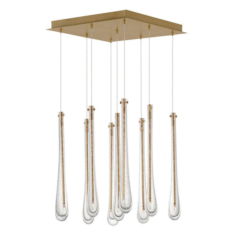 ET2 E24217-118GLD Stillo LED Pendant, Gold