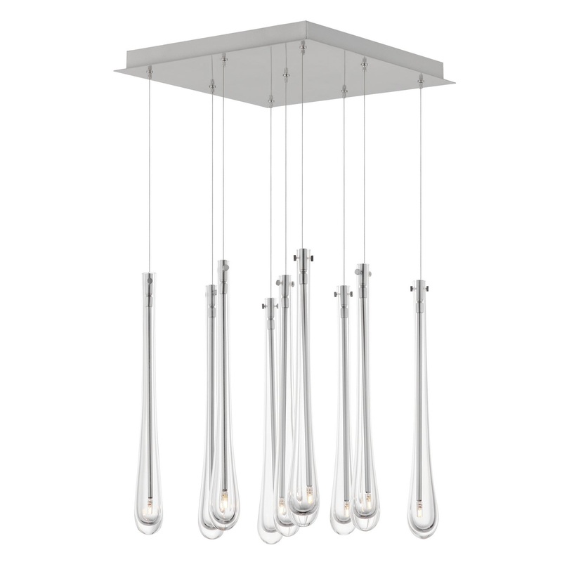 ET2 E24217-122SN Stillo LED Pendant, Satin Nickel