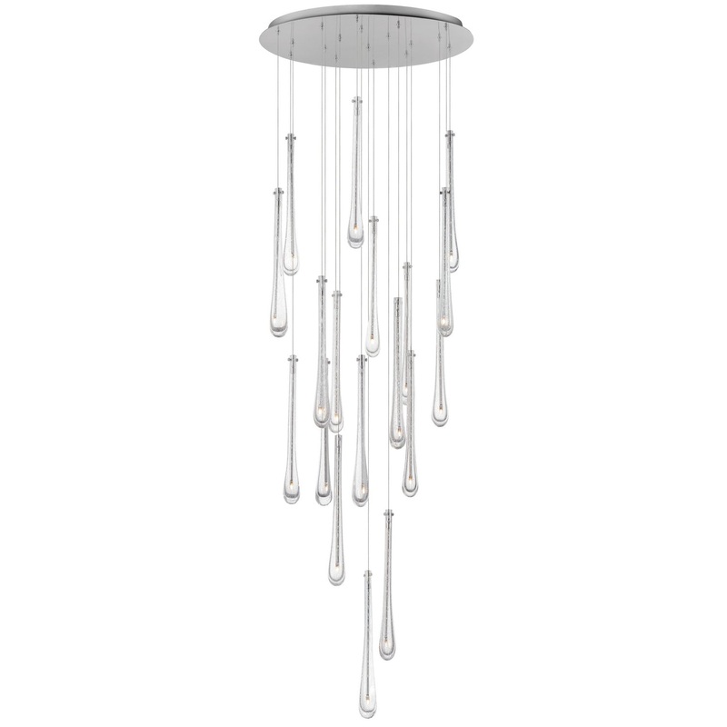 ET2 E24219-122SN Stillo LED Pendant, Satin Nickel