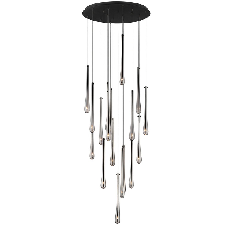 ET2 E24219-138BK Stillo LED Pendant, Black