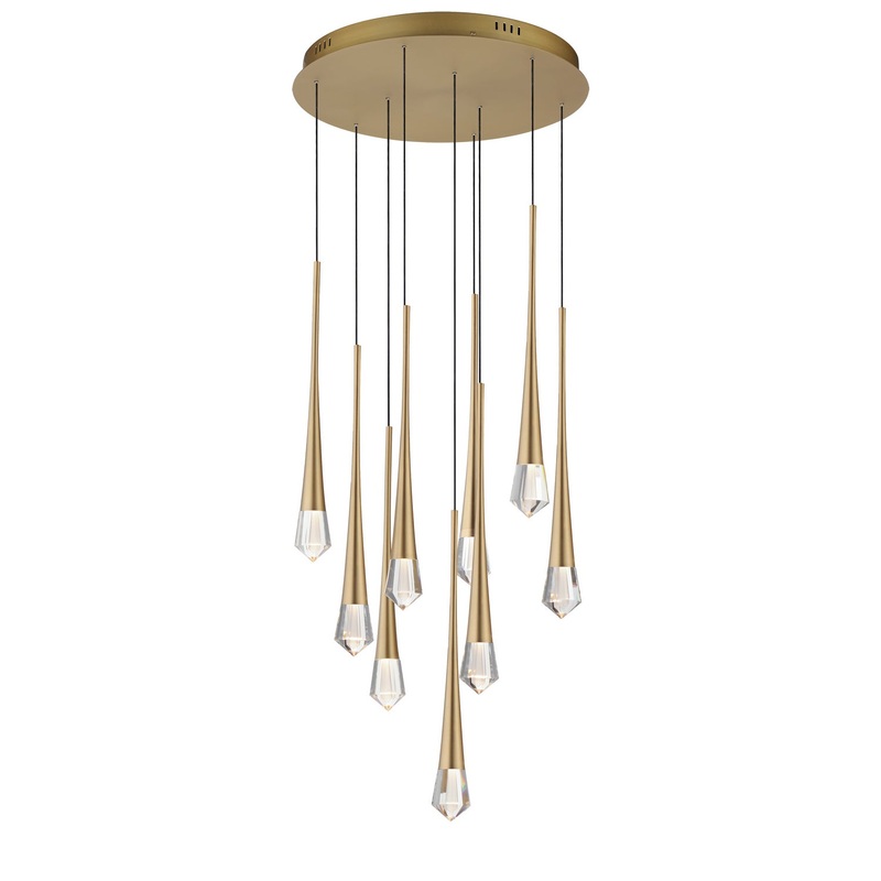 ET2 E24227-122GLD Pierce LED Pendant, Gold