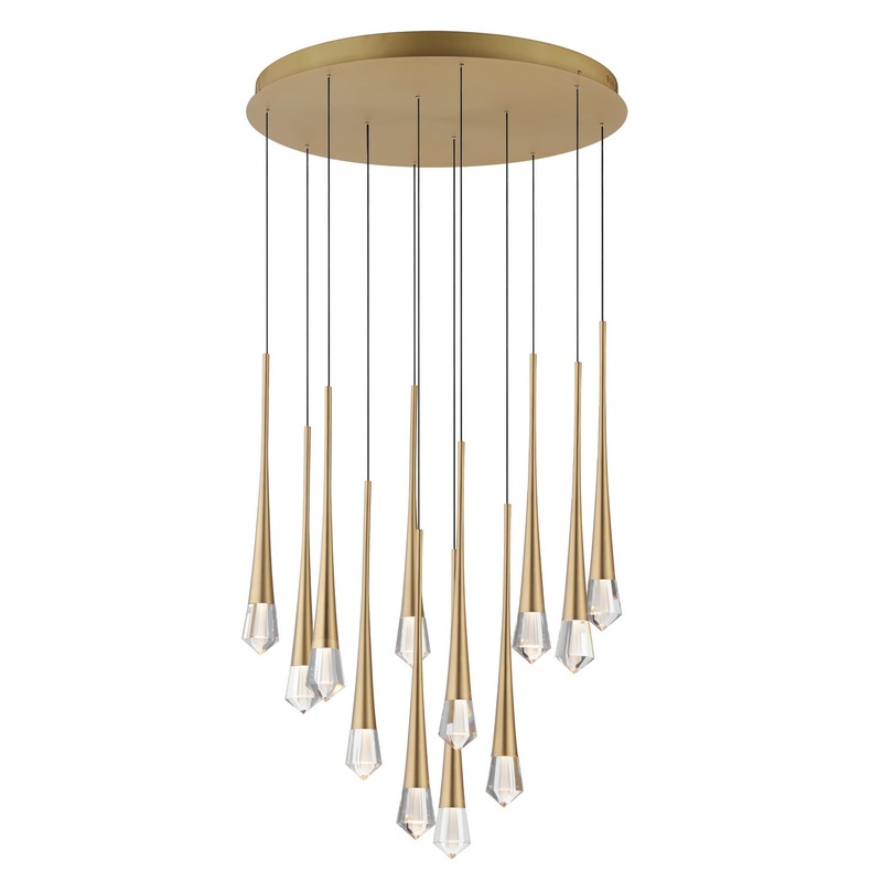 ET2 E24229-122GLD Pierce LED Pendant, Gold