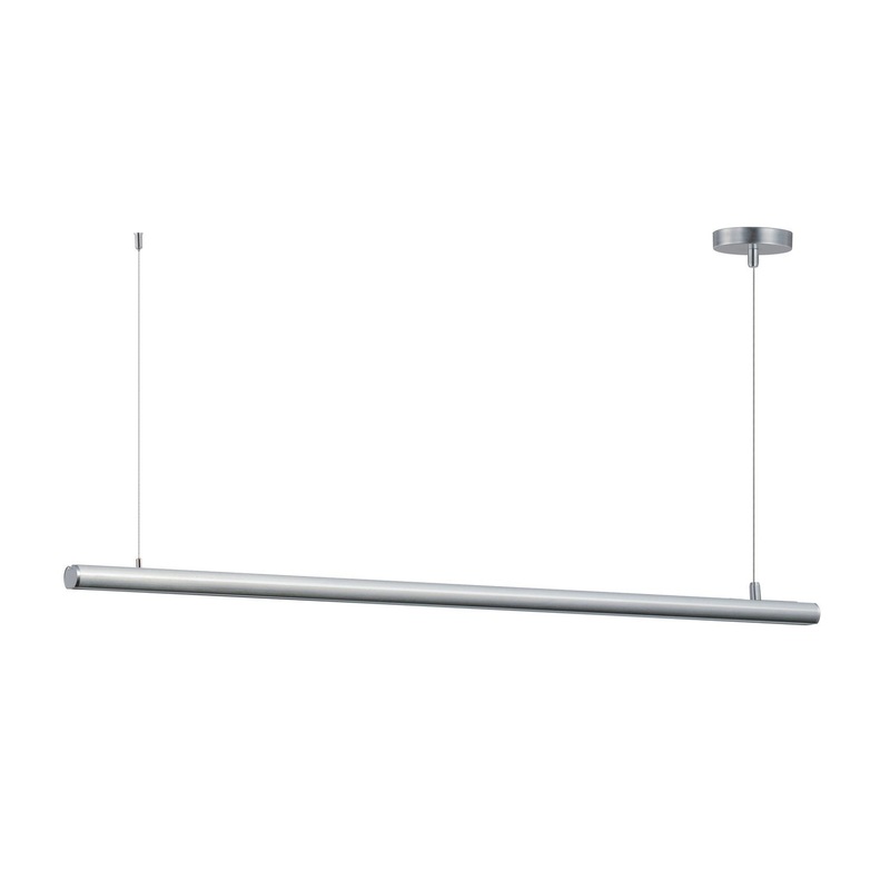 ET2 E26004-90SA Continuum LED Linear Pendant, Satin Aluminum