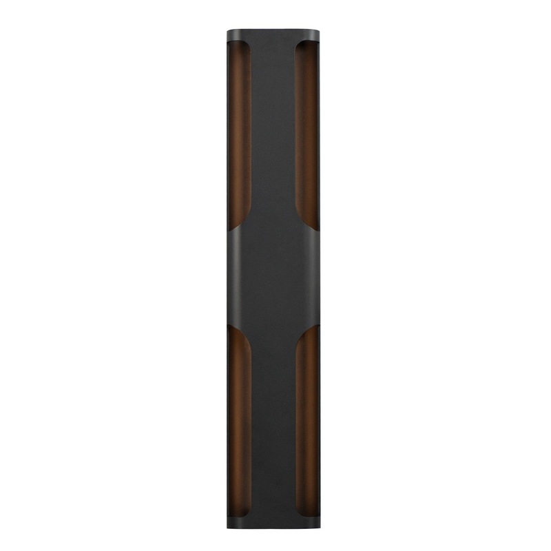 ET2 E30218-BK Maglev LED Outdoor Wall Lamp, Black