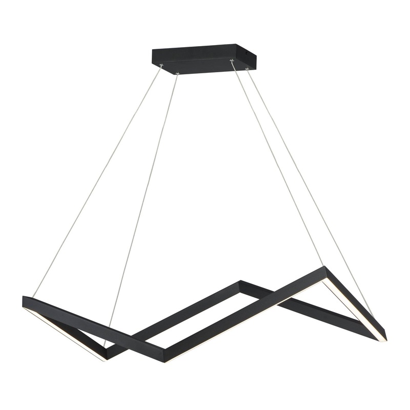 ET2 E30576-BK Stealth LED Pendant, Black