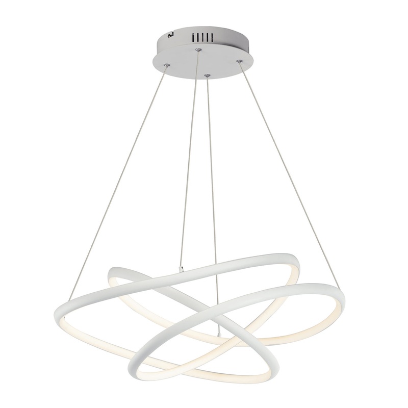 ET2 E30645-MW Twisted LED Pendant, Matte White