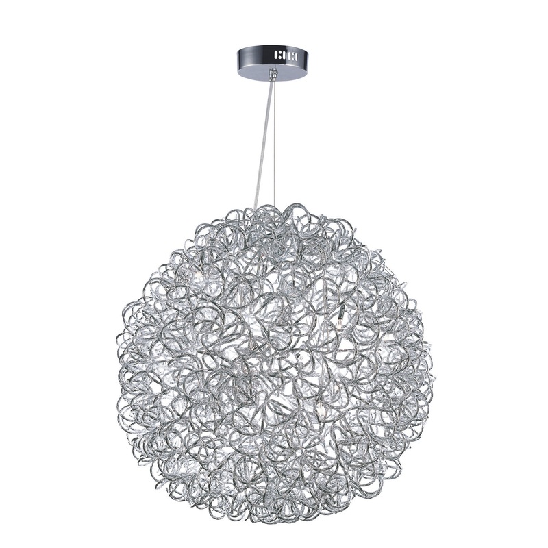 ET2 E32574-PC Dazed LED Pendant, Polished Chrome