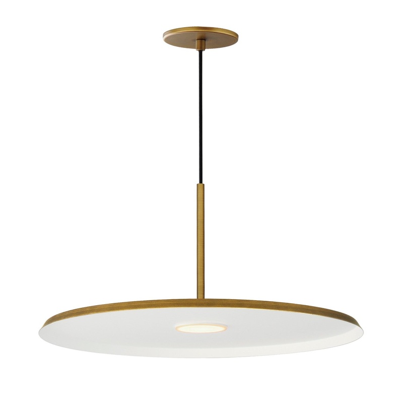 ET2 E34002-AB Berliner LED Pendant, Antique Brass