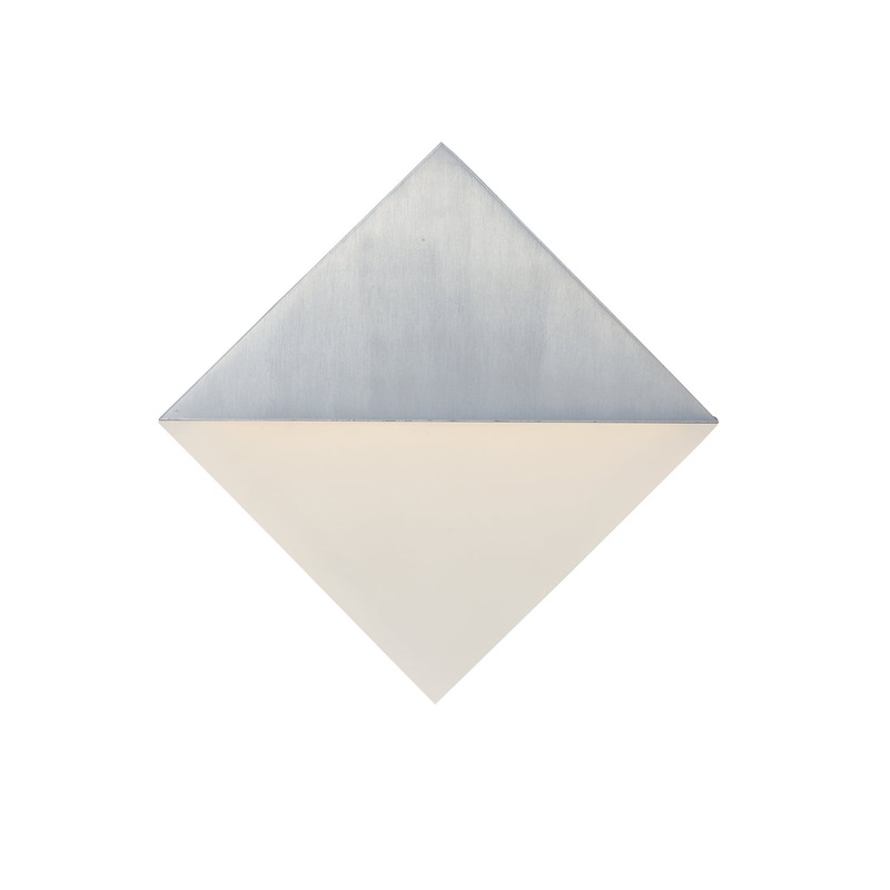 ET2 E41284-SA Alumilux Glow LED Wall Sconce, Satin Aluminum