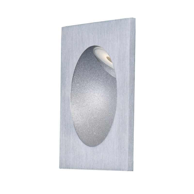 ET2 E41403-SA Alumilux Step Light LED Step Light, Satin Aluminum