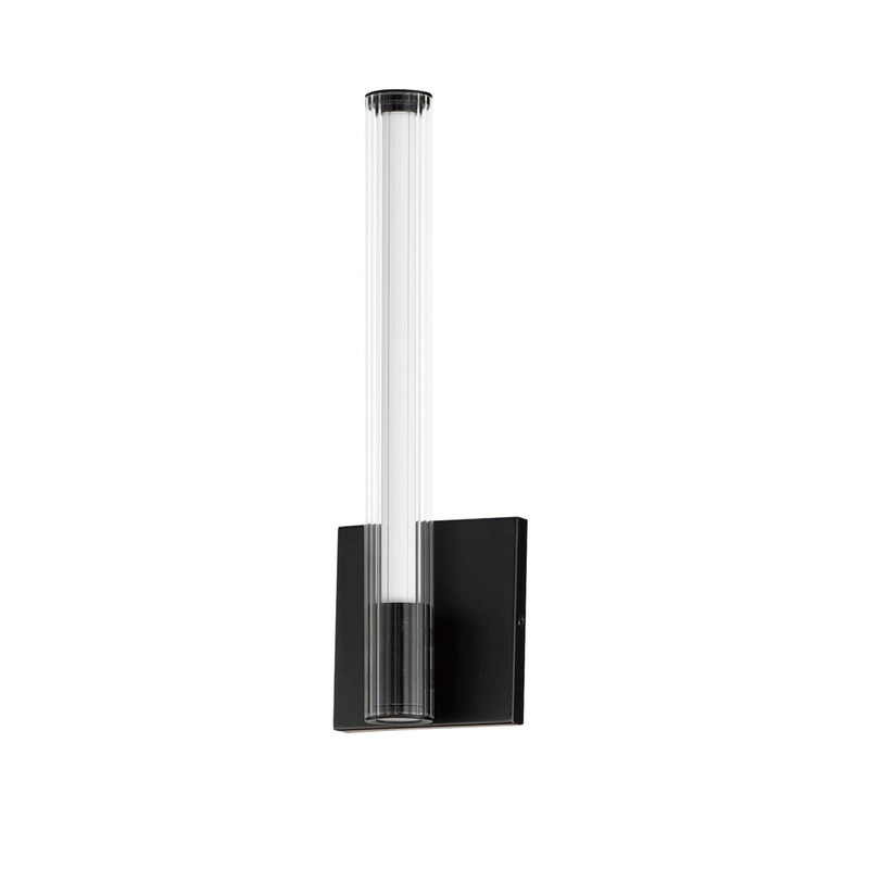 ET2 E11060-144BK Cortex LED Wall Sconce, Black