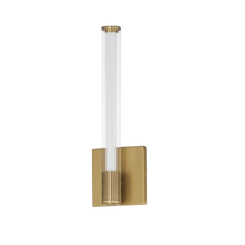 ET2 E11060-144NAB Cortex LED Wall Sconce, Natural Aged Brass