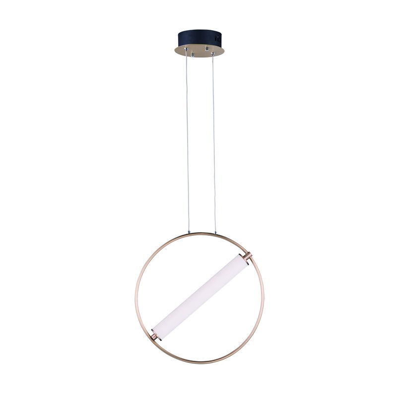 ET2 E23274-93BKSFTG Flare LED Pendant, Black / Soft Gold