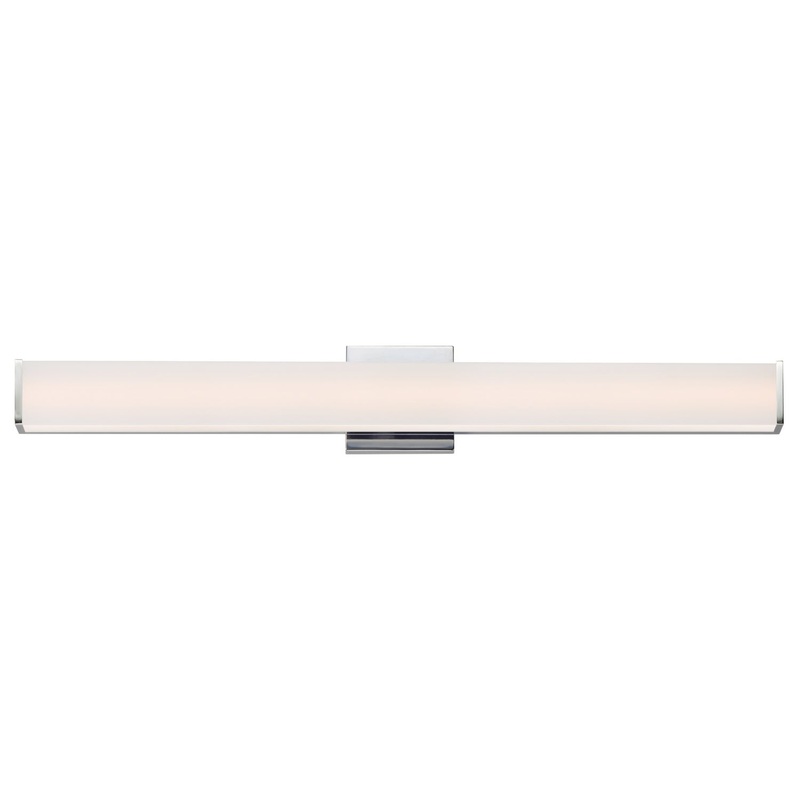 ET2 E23406-01PC Baritone LED Bath Vanity, Polished Chrome