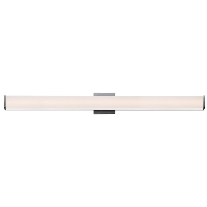 ET2 E23408-01SN Baritone LED Bath Vanity, Satin Nickel