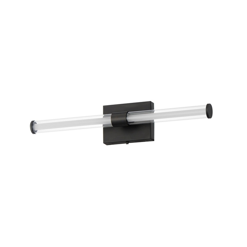 ET2 E23442-10BK Fuse LED Bath Vanity, Black
