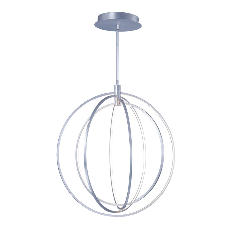 ET2 E24048-BP Concentric LED LED Pendant, Brushed Platinum (Discontinued)