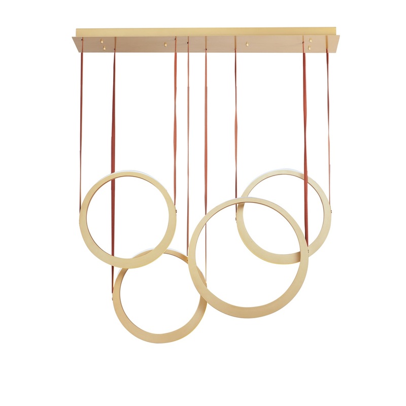 ET2 E24084-NAB Tether LED Pendant, Natural Aged Brass