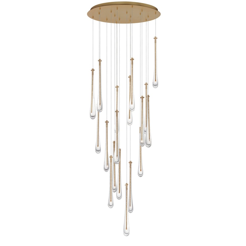 ET2 E24219-118GLD Stillo LED Pendant, Gold