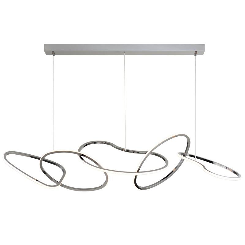 ET2 E24616-BC Unity LED Pendant, Black Chrome