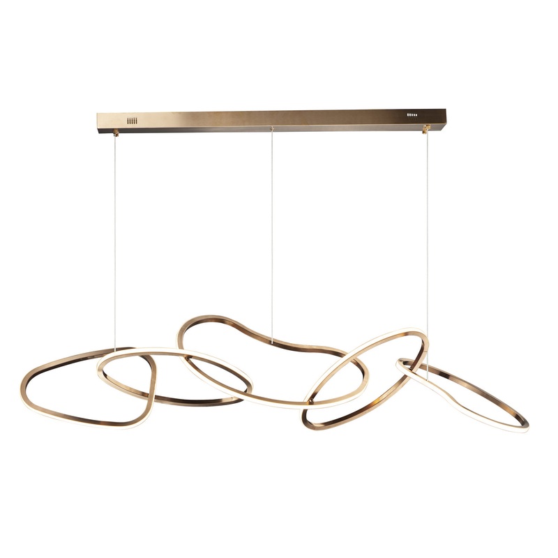 ET2 E24616-BCN Unity LED Pendant, Brushed Champagne