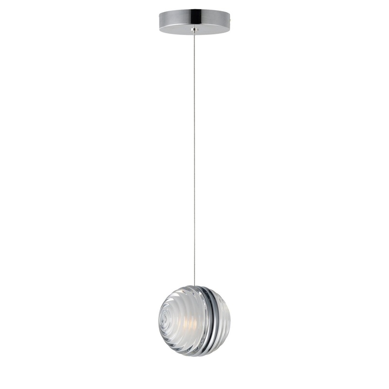 ET2 E24691-75PC Pulse LED Pendant, Polished Chrome