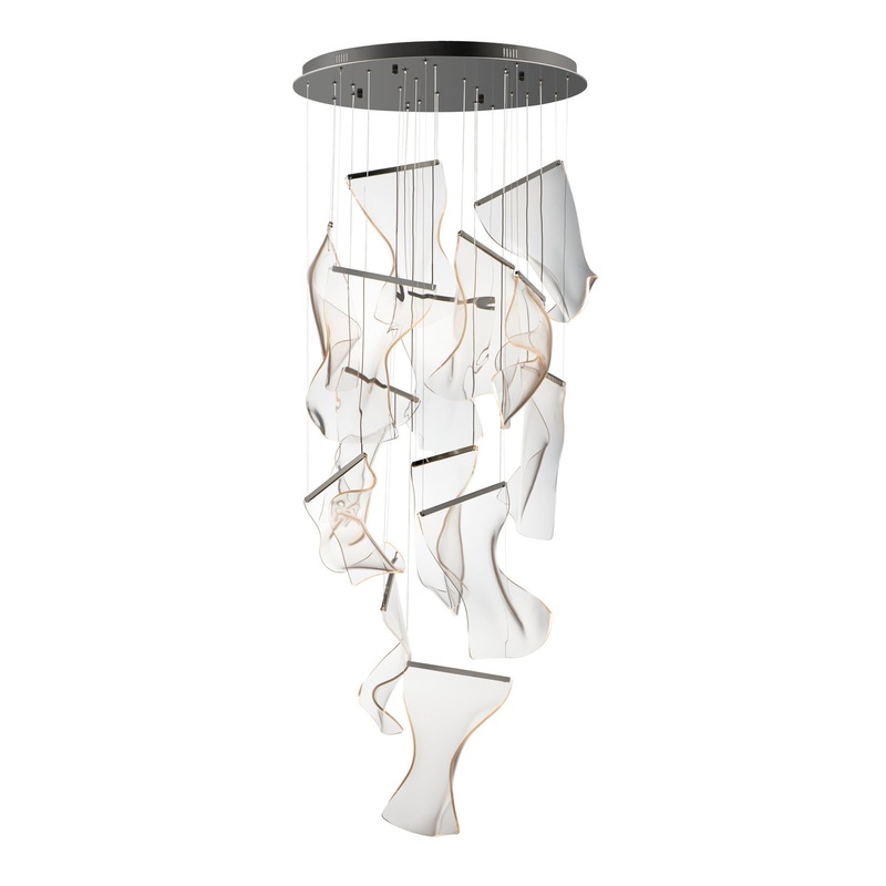 ET2 E24877-133BGM Rinkle LED Pendant, Brushed Gunmetal