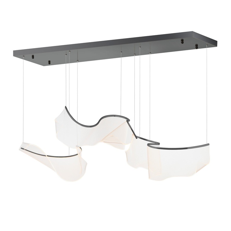 ET2 E24883-133BGM Rinkle LED Pendant, Brushed Gunmetal