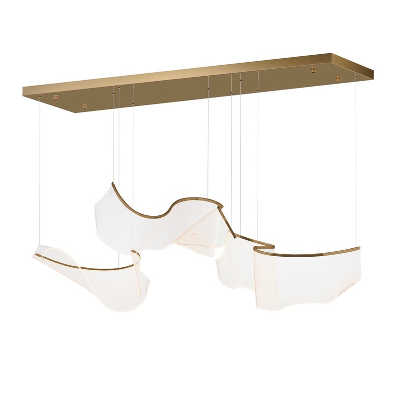 ET2 E24883-133FG Rinkle LED Pendant, French Gold