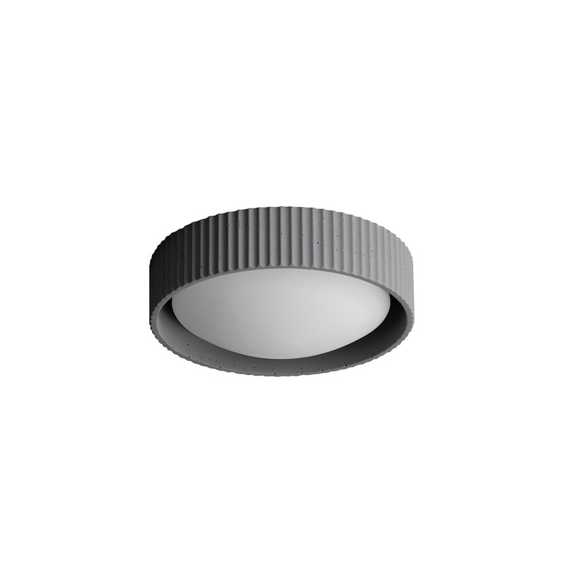 ET2 E25050-GY Souffle LED Flush Mount, Gray