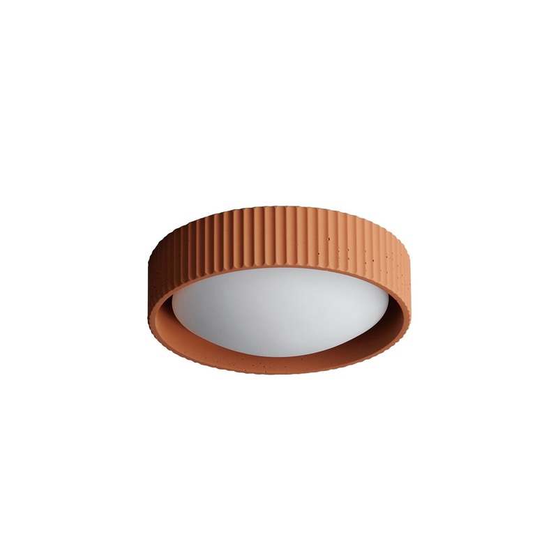 ET2 E25050-TRC Souffle LED Flush Mount, Terra Cotta