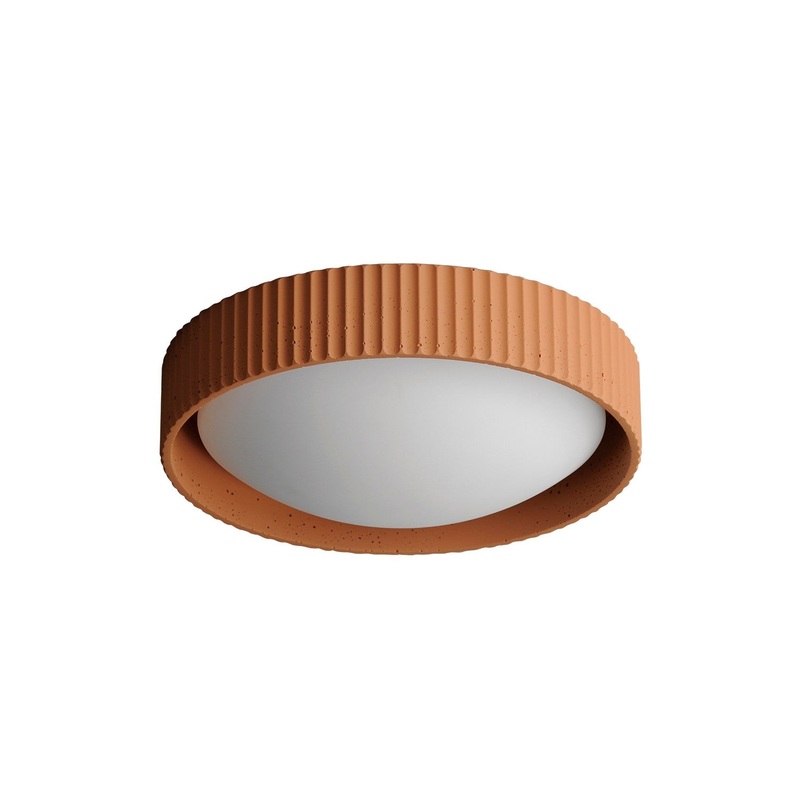 ET2 E25051-TRC Souffle LED Flush Mount, Terra Cotta