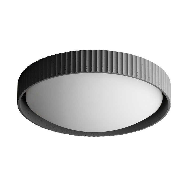 ET2 E25058-GY Souffle LED Flush Mount, Gray