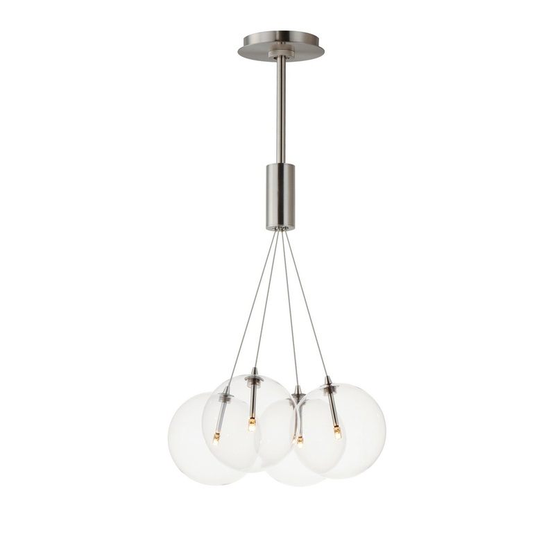 ET2 E25084-18SN Burst LED Pendant, Satin Nickel