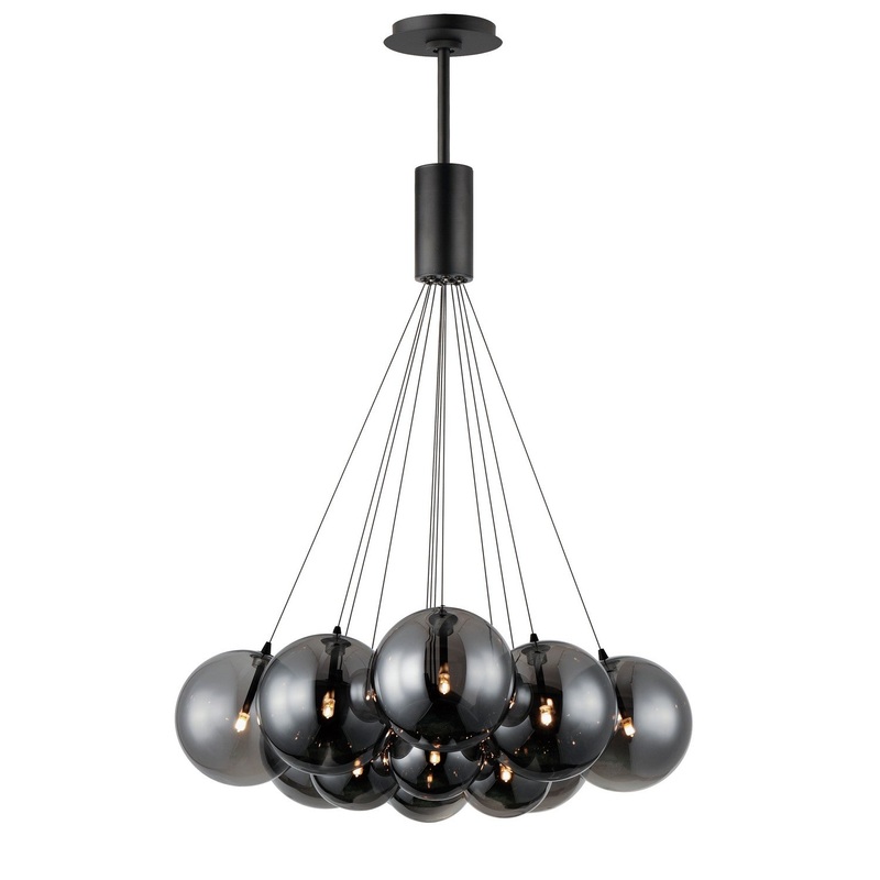ET2 E25089-142BK Burst LED Pendant, Black