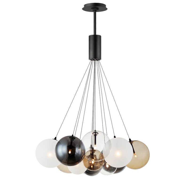 ET2 E25089-148BK Burst LED Pendant, Black