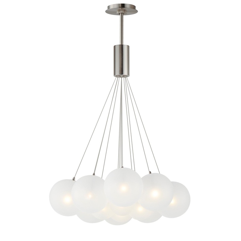 ET2 E25089-54SN Burst LED Pendant, Satin Nickel