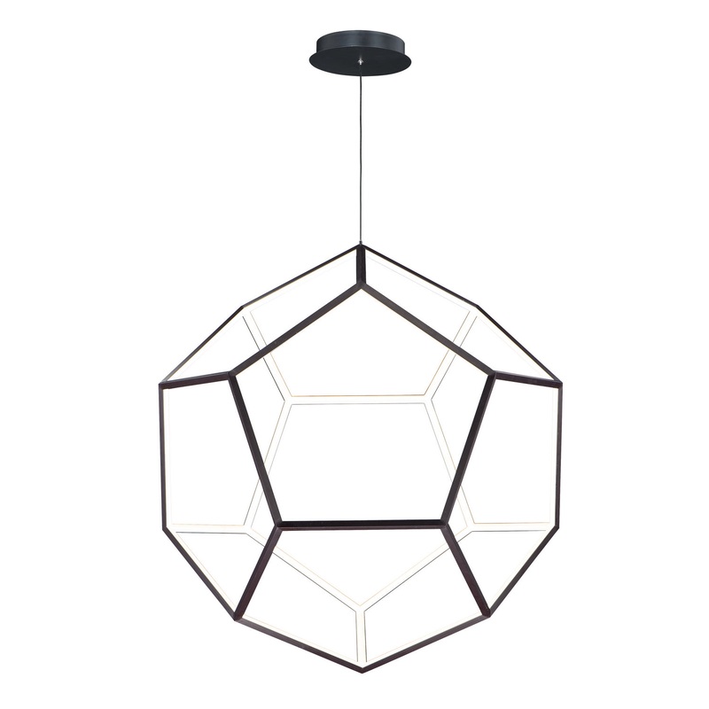 ET2 E25108-BK Penta LED Pendant, Black