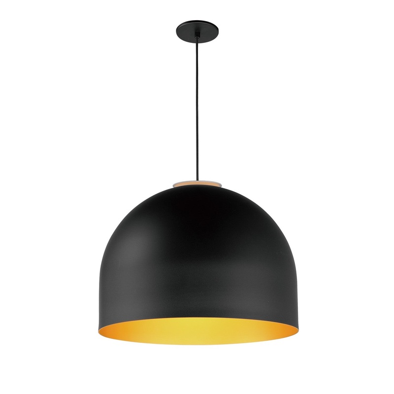 ET2 E34606-54BKGLD Foster LED Pendant, Black / Gold