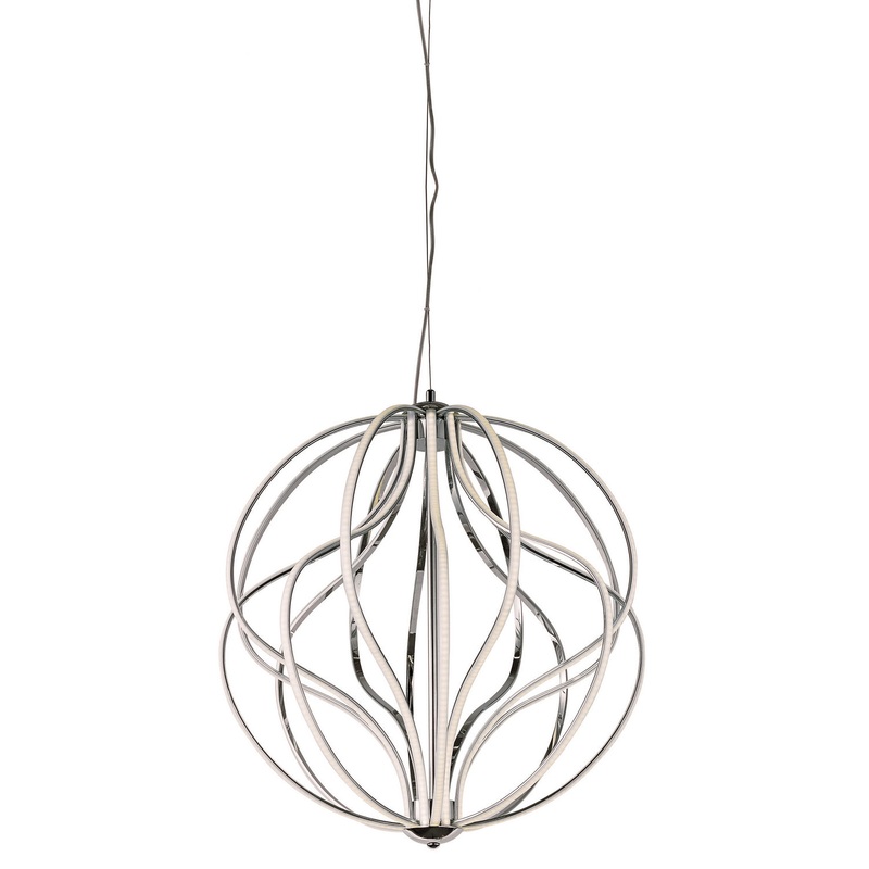 ET2 E21176-PC Aura LED Pendant, Polished Chrome