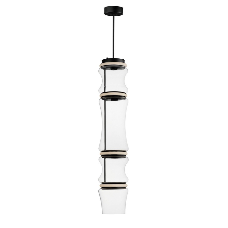 ET2 E21384-18BK Syndicate LED Pendant, Black