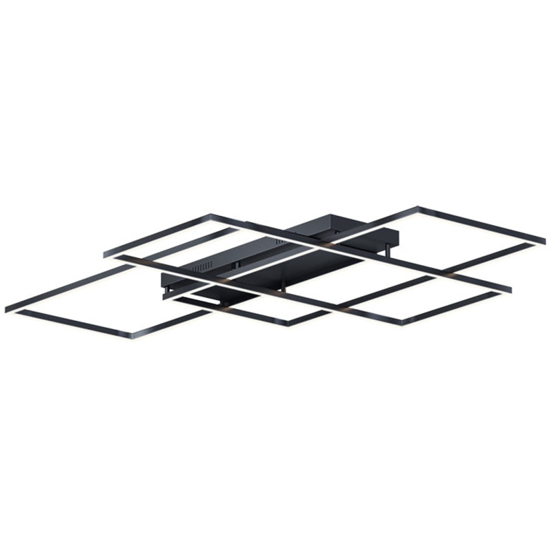 ET2 E21519-BK Traverse LED LED Flush / Wall Mount, Black