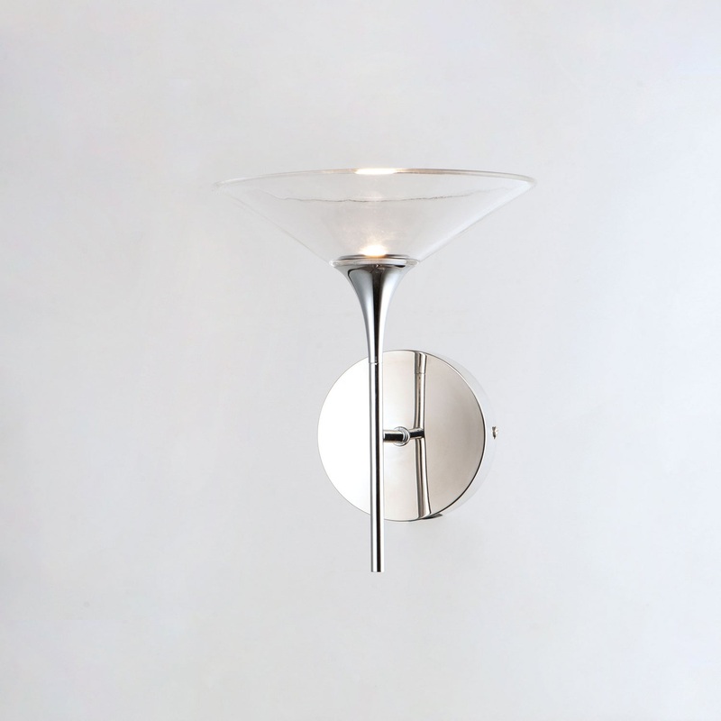 ET2 E21531-24PC Cono LED Wall Sconce, Polished Chrome