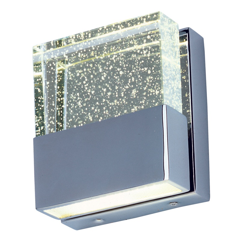 ET2 E22755-89PC Fizz III LED Bath Vanity, Polished Chrome