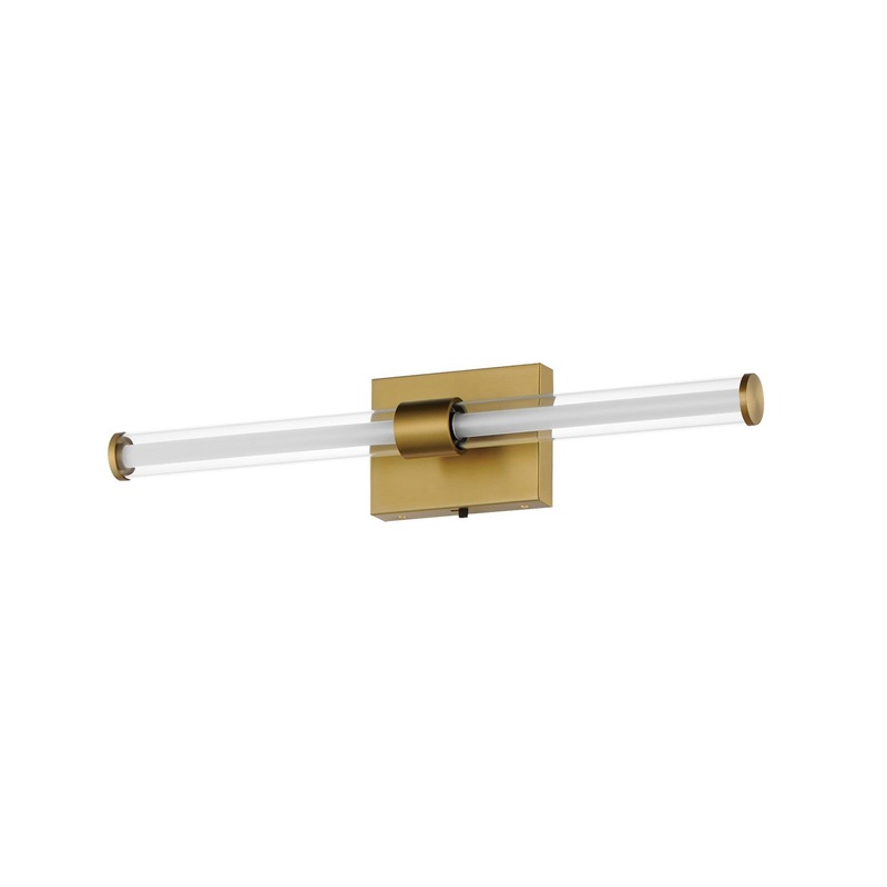 ET2 E23442-10NAB Fuse LED Bath Vanity, Natural Aged Brass