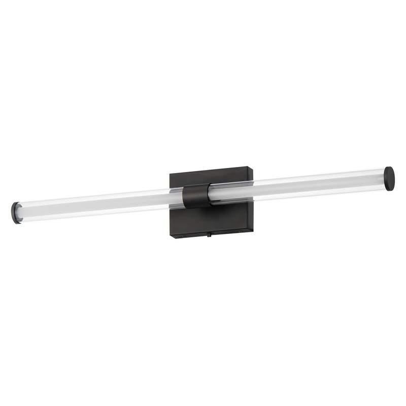 ET2 E23443-10BK Fuse LED Bath Vanity, Black