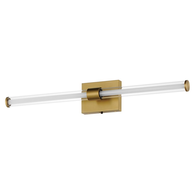 ET2 E23443-144NAB Fuse LED Bath Vanity, Natural Aged Brass