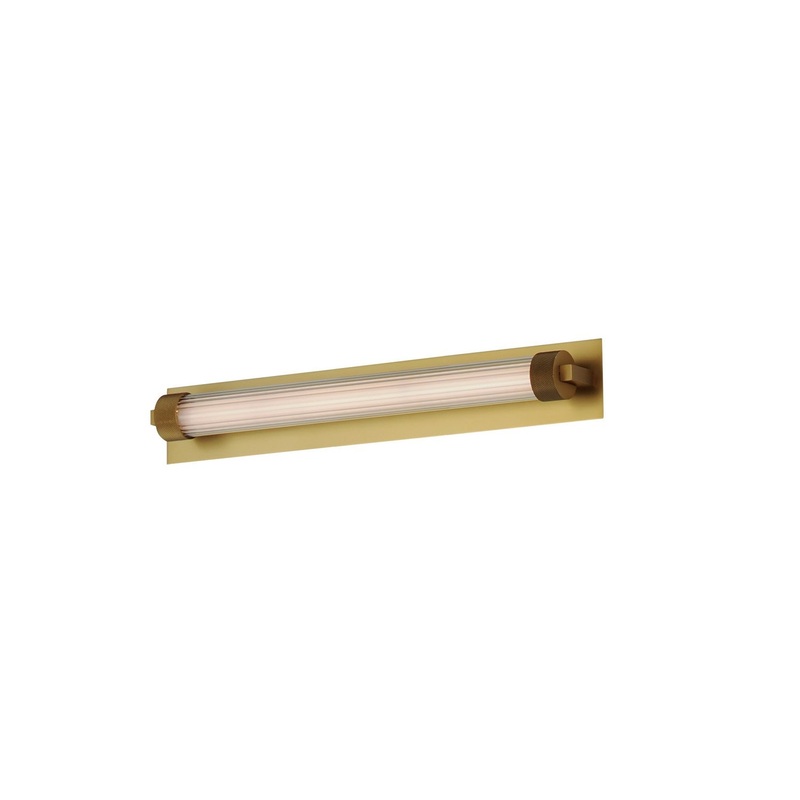 ET2 E23480-144NAB Doric LED Wall Sconce, Natural Aged Brass