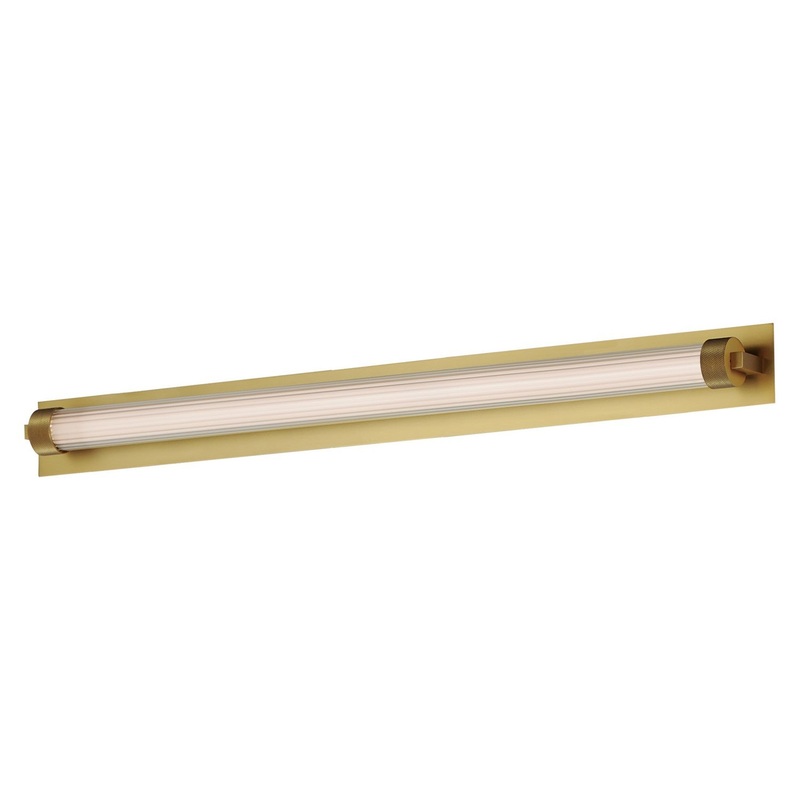 ET2 E23484-144NAB Doric LED Bath Sconce, Natural Aged Brass