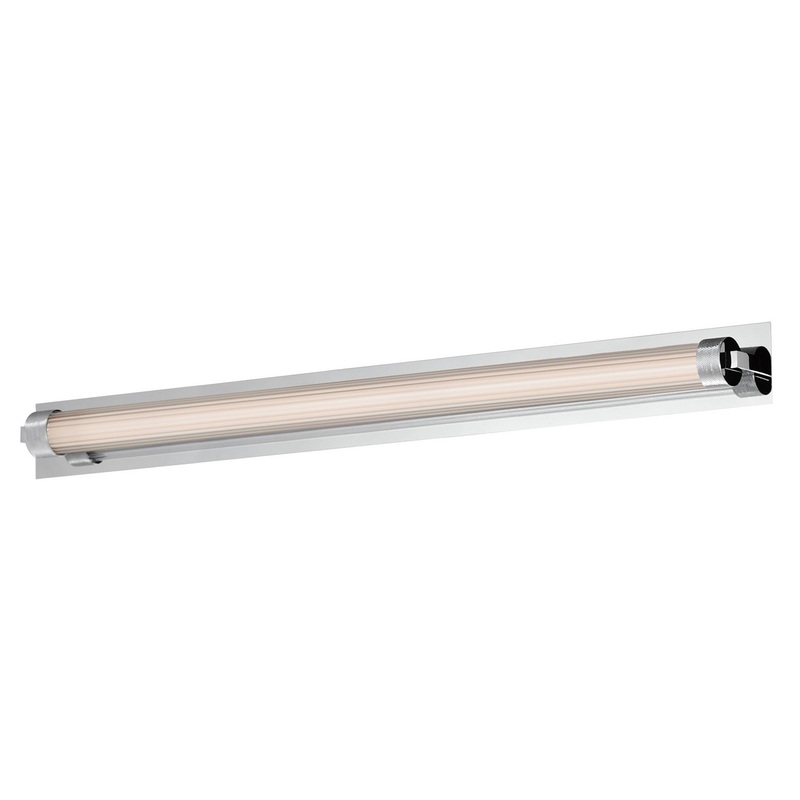 ET2 E23484-144PC Doric LED Bath Sconce, Polished Chrome